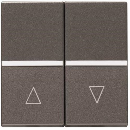 Выключатель жалюзи без фиксации без рамки ABB Niessen Zenit 1-кл. 2 мод. N2244 AN антрацит фото Выключатель жалюзи без фиксации без рамки ABB Niessen Zenit 1-кл. 2 мод. N2244 AN антрацит картинка